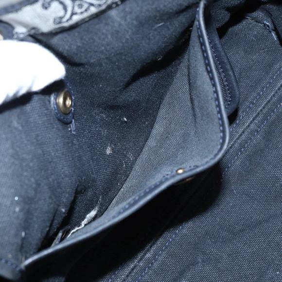 CELINE Paris Macadam Canvas Hand Bag Gray Auth 83427 - Picture 11 of 16